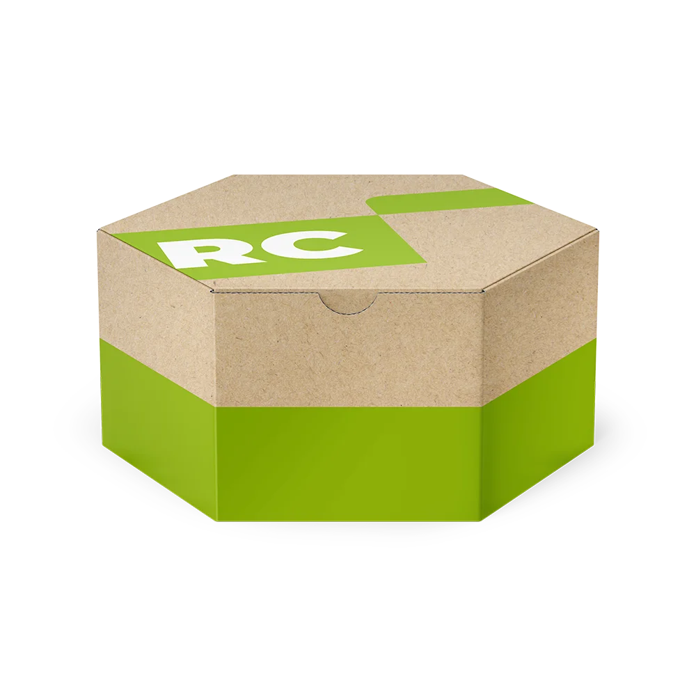 Sechseckige Verpackung